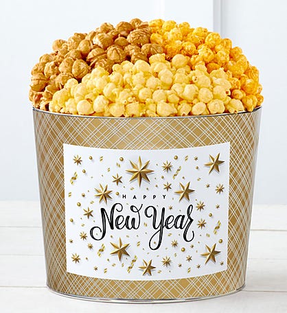 Tins With Pop® Happy New Year Gold Stars